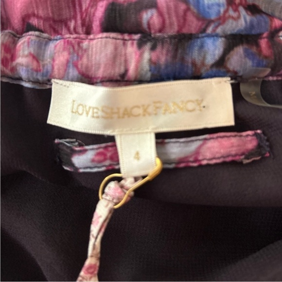 Love Shack Fancy Judah Midnight Light Maxi Dress Size 4 - Picture 7 of 13